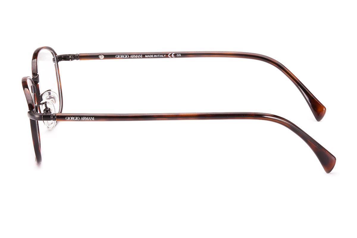 ARMANI 板料眼鏡框彈簧腳(GA880琥珀-棕）3