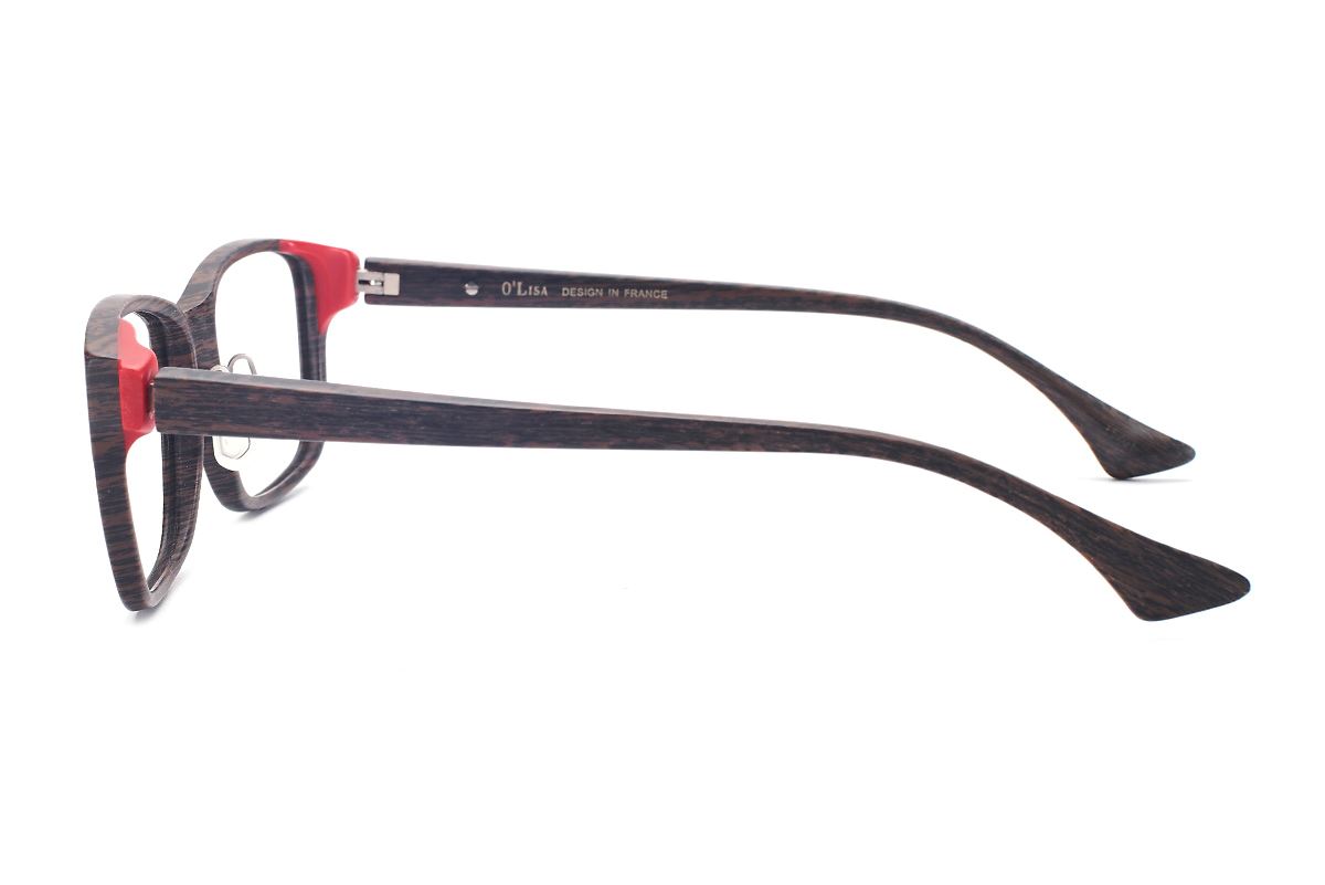 嚴選高質感木質眼鏡 FOL3035-BO3