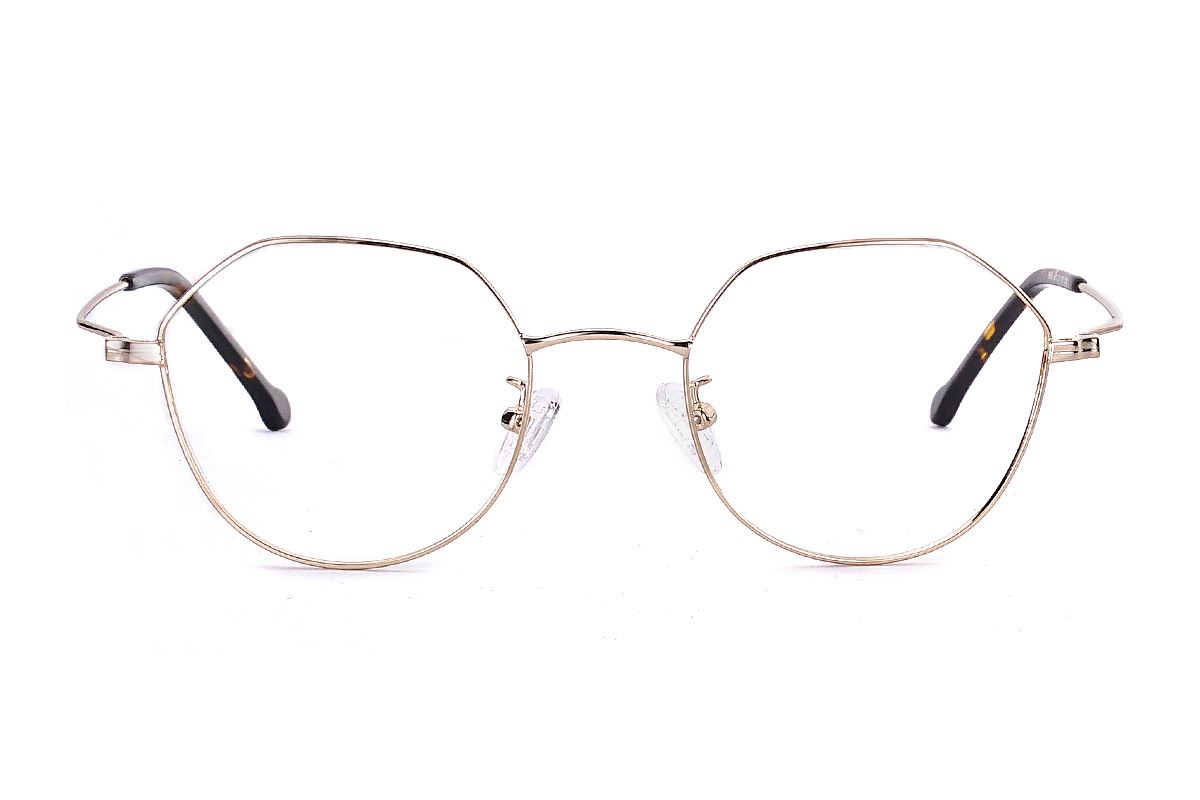 多角細框眼鏡 FU5996-C62