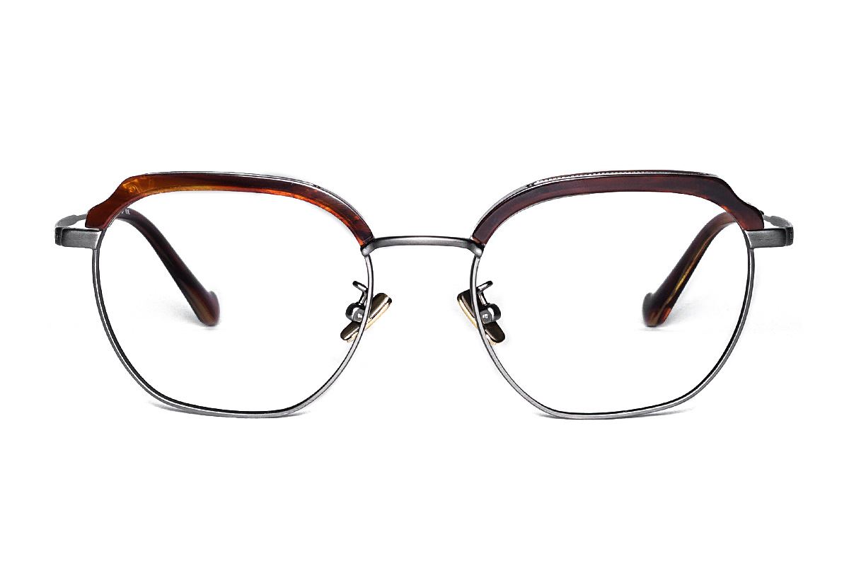 嚴選高質感純鈦眼鏡 H6601-C42