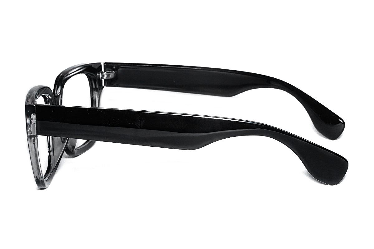 黑與透明條紋眼鏡框 5908-C23