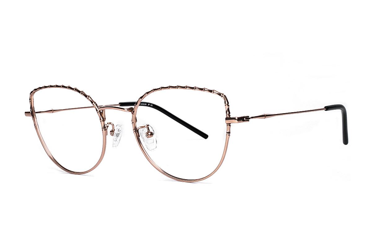 嚴選高質感鈦眼鏡 H6611-C41