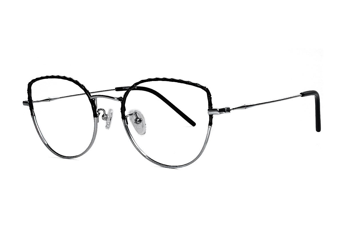 嚴選高質感鈦眼鏡 H6611-C71