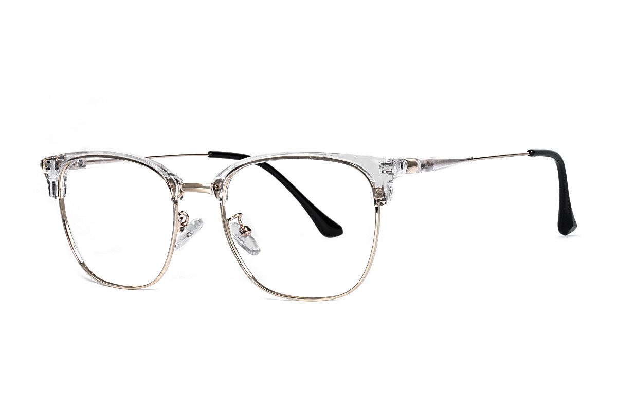 透明方形金框眼鏡 11005-C51