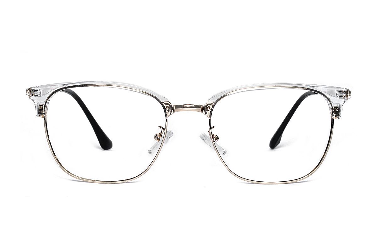 透明方形金框眼鏡 11005-C52