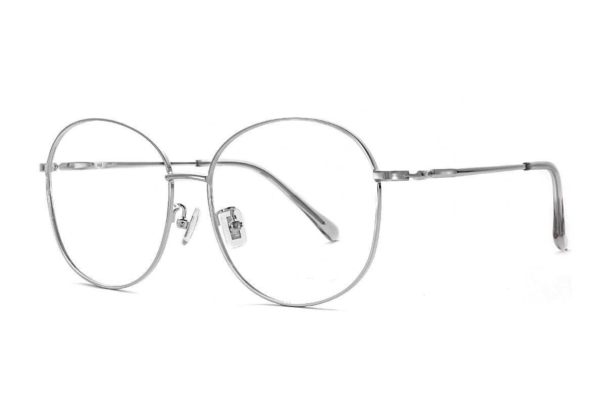 銀色復古眼鏡 61003-C21