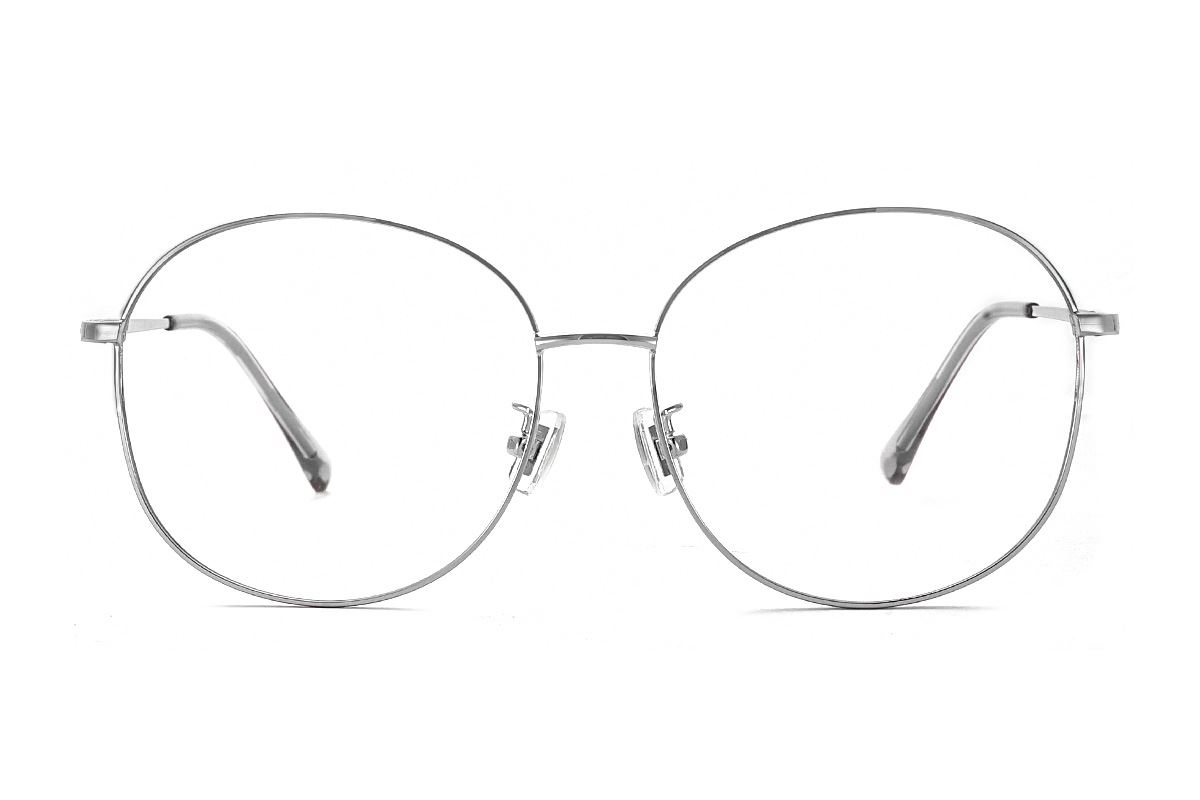 銀色復古眼鏡 61003-C22