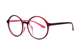 眼鏡鏡框-大圓紅色鏡框 5087-004
