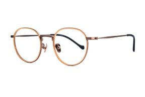 眼鏡鏡框-嚴選經典鈦眼鏡 5501-C4