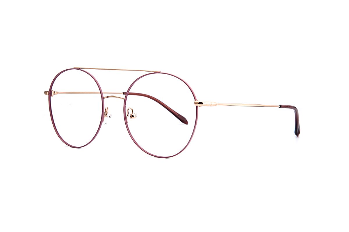 復古粉紫色細框眼鏡 88001-C41