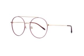 復古粉紫色細框眼鏡 88001-C4 的圖片