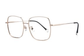 眼鏡鏡框-方形鈦細框眼鏡 90081-C01