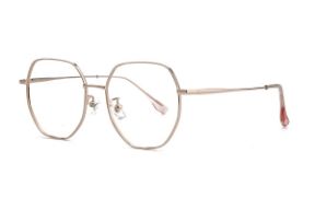 眼鏡鏡框-稜角鈦細框眼鏡 90082-C1