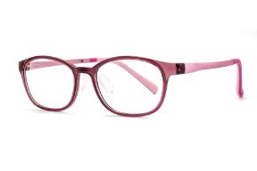 眼镜镜框-儿童抗蓝光眼镜含无度数镜片 9816-C6