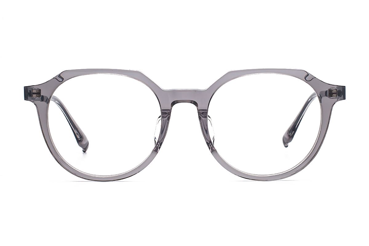 稜角鈦複合式眼鏡 3100-C22