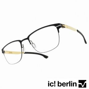 眼鏡鏡框-IC Berlin-The Lone Wolf-Black Gold 