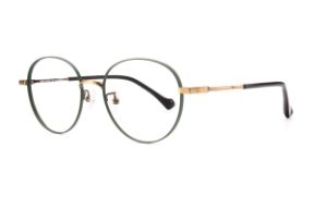 眼鏡鏡框-嚴選復古鈦鏡框  1523-C7