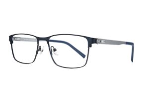眼鏡鏡框-三叉式鈦鏡框 862-C4 藍灰